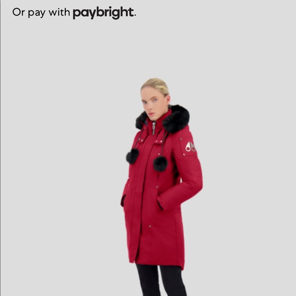 MOOSE KNUCKLE DEEP RED STIRLING PARKA (used twice) - Picture 4 of 8